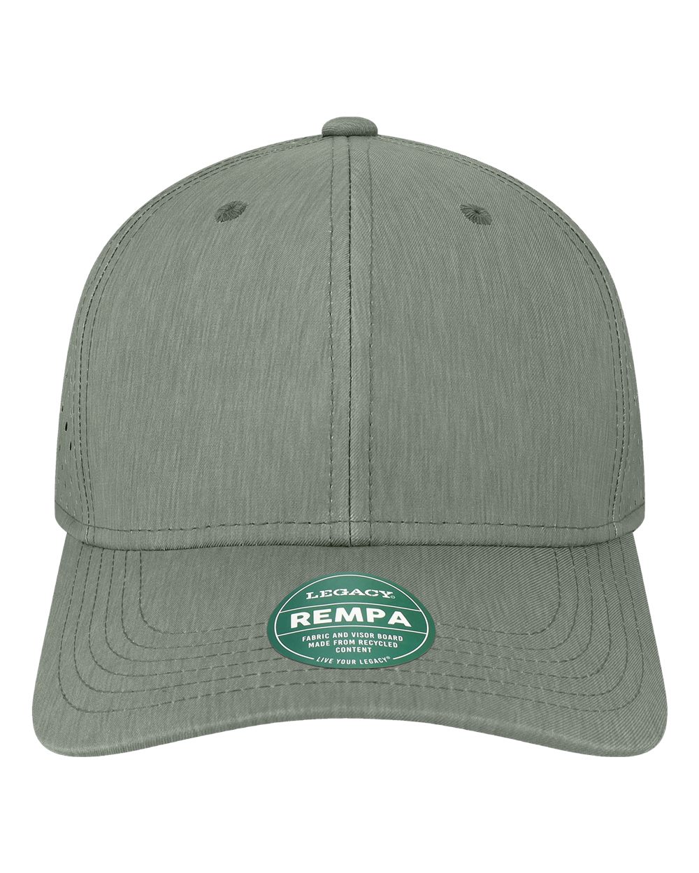 Reclaim Mid-Pro Adjustable Cap - Front - B14595590 - Eco Dark Grey