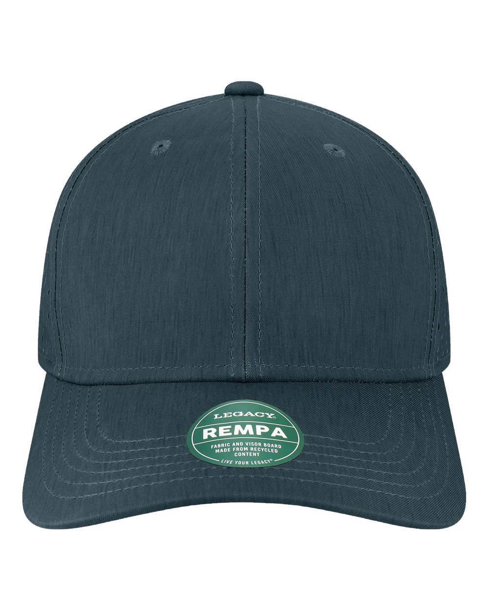 Reclaim Mid-Pro Adjustable Cap - Front - B14595650 - Eco Navy