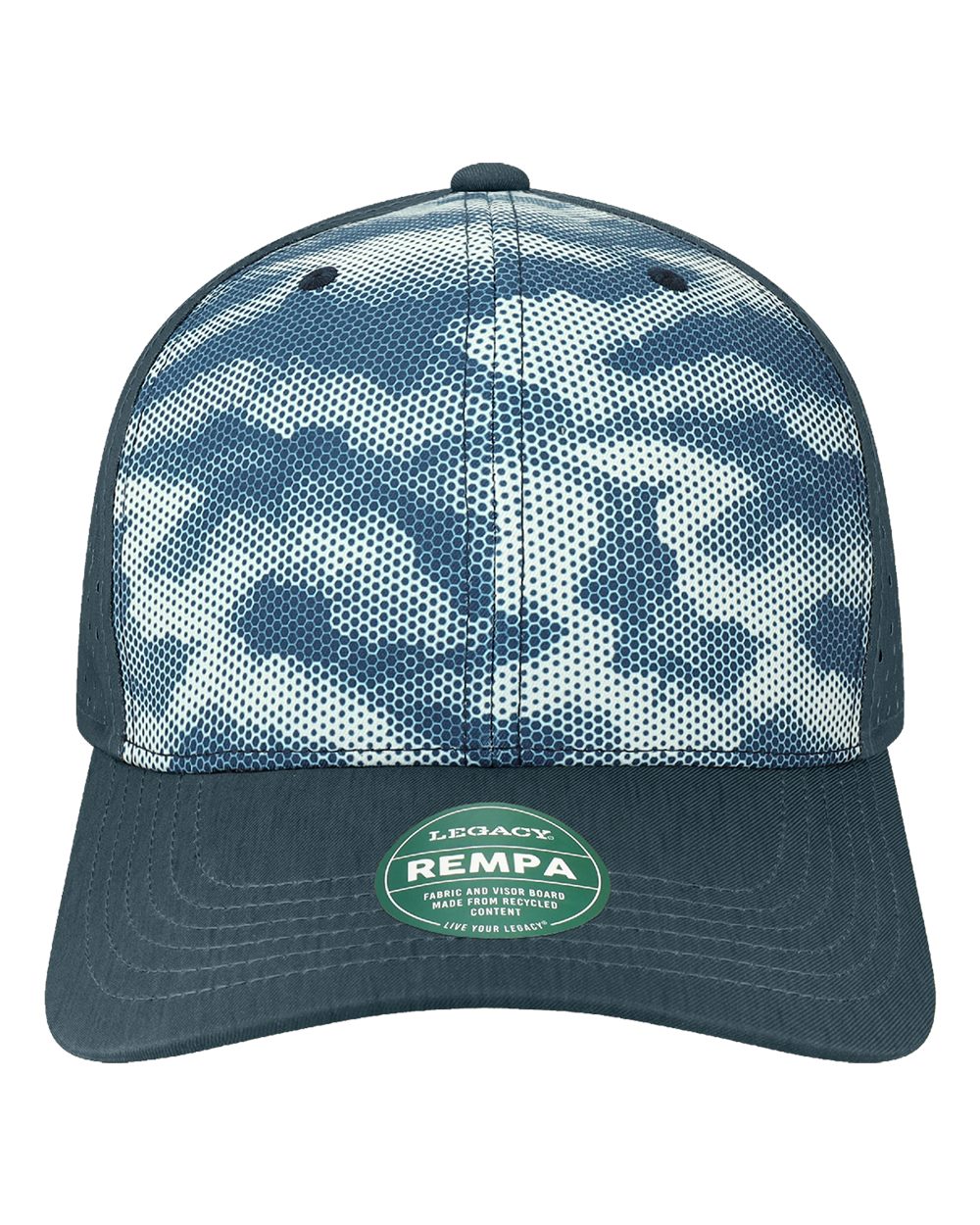 Reclaim Mid-Pro Adjustable Cap - Front - B14595960 - Navy Camo Dots