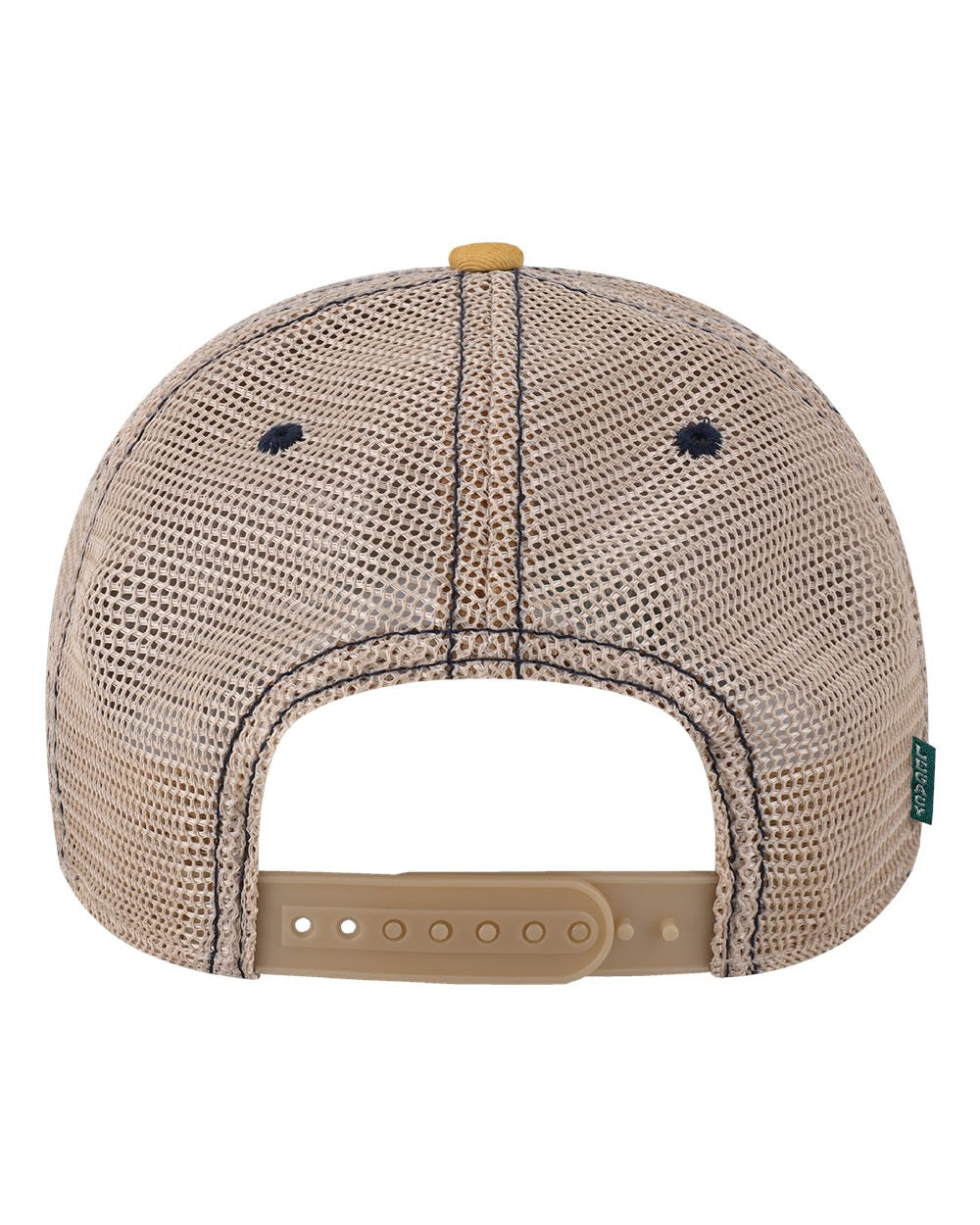 Old Favorite Trucker Cap - Back - B57295130 - Blue Stripe/ Khaki