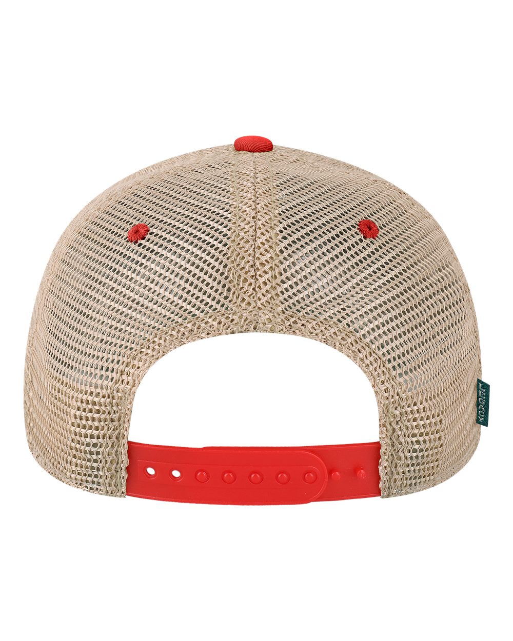 Old Favorite Trucker Cap - Back - B57295200 - Scarlet Red/ Khaki