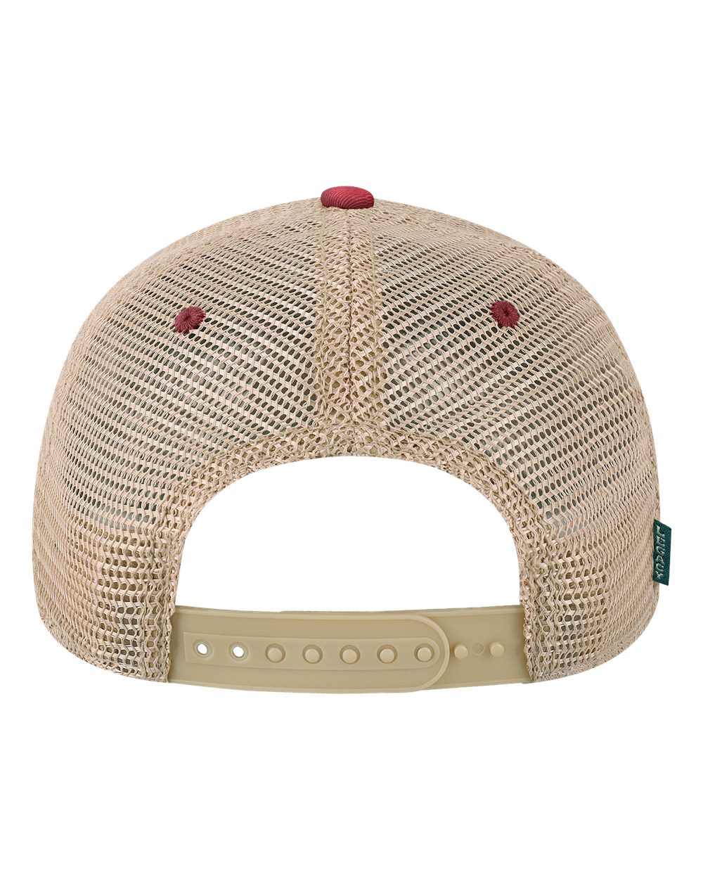 Old Favorite Trucker Cap - Back - B57295410 - Light Blue/ Cardinal