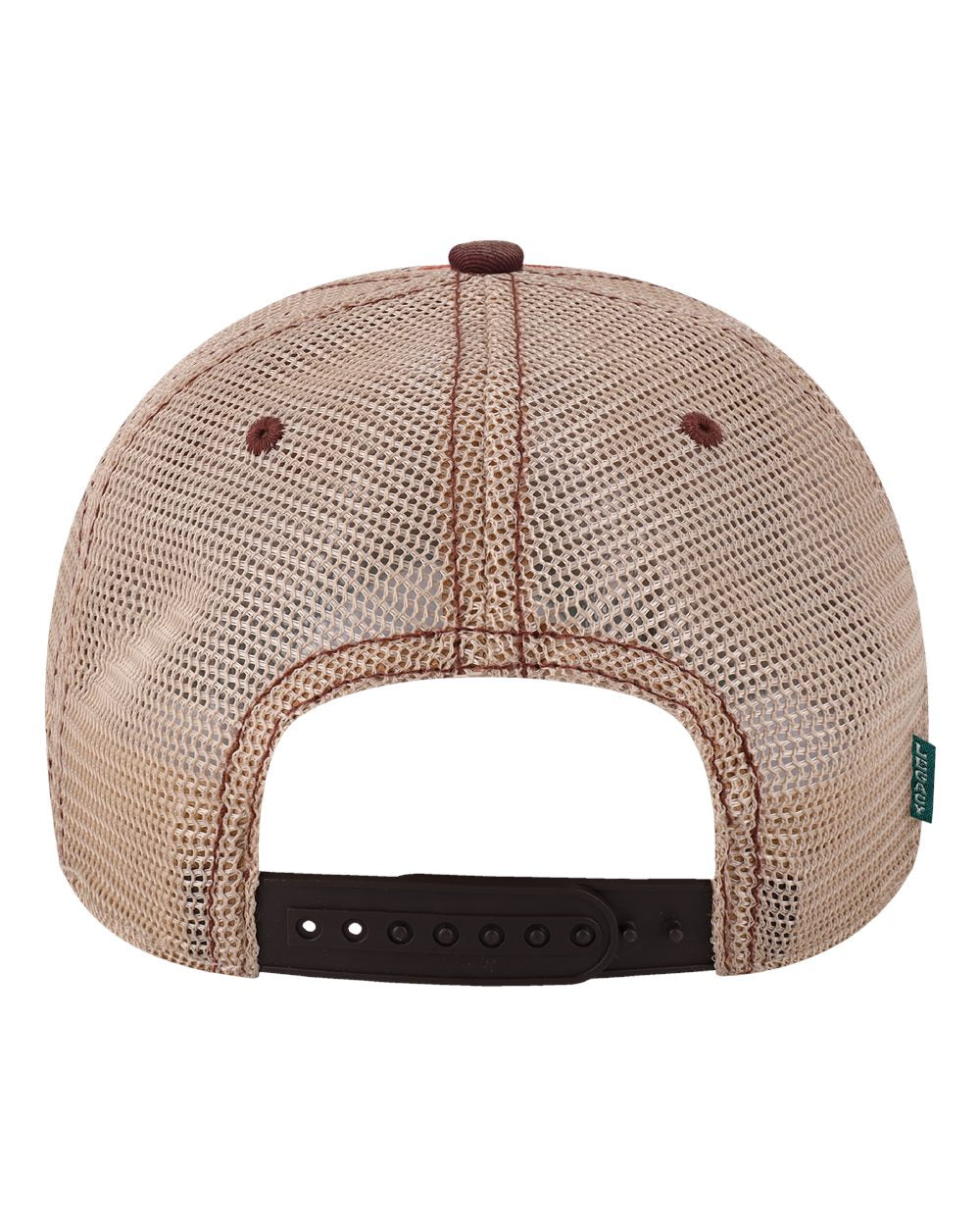 Old Favorite Trucker Cap - Back - B57295820 - Red Stripe/ Khaki