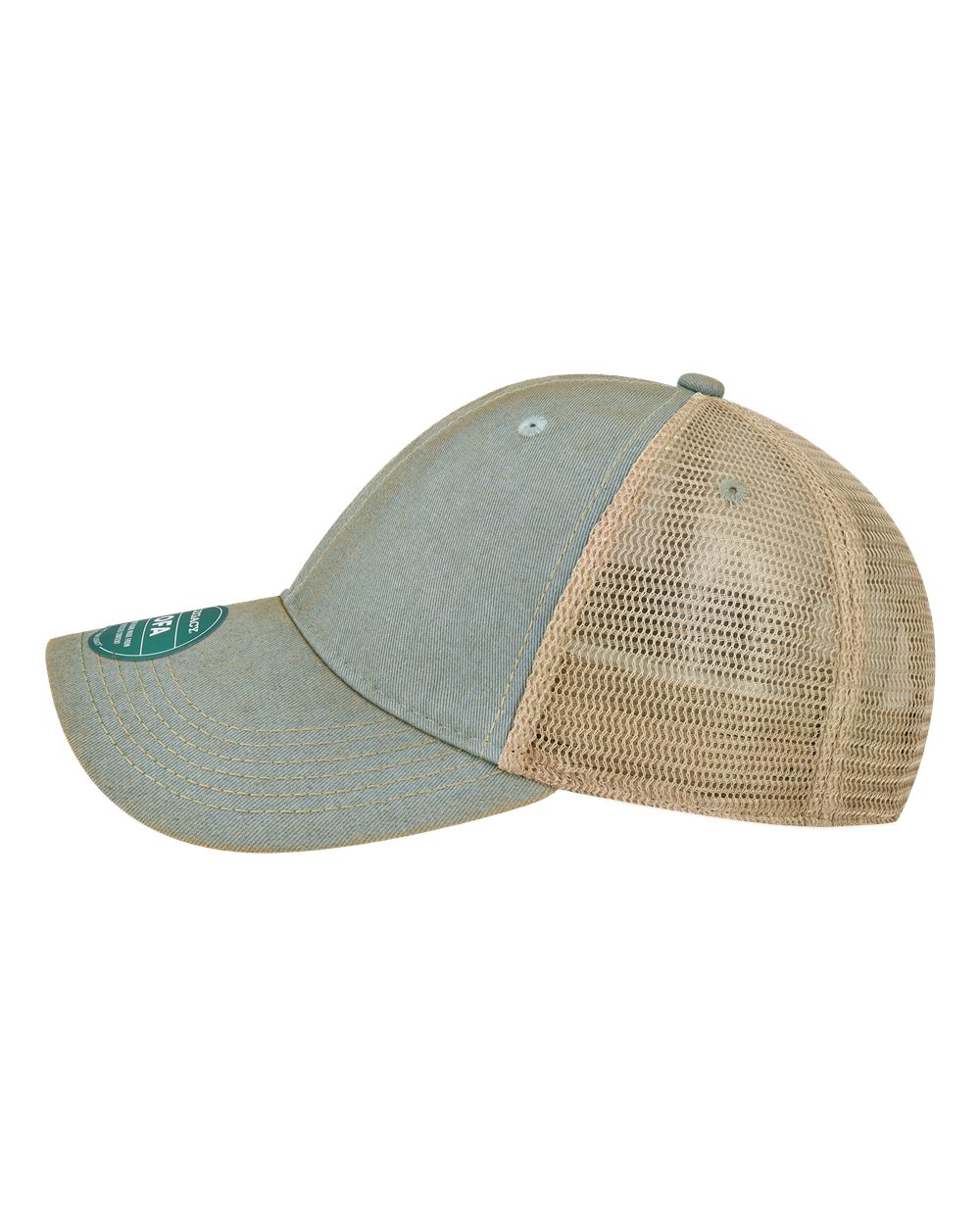 Old Favorite Trucker Cap - DirectSide - B57295150 - Light Blue/ Khaki