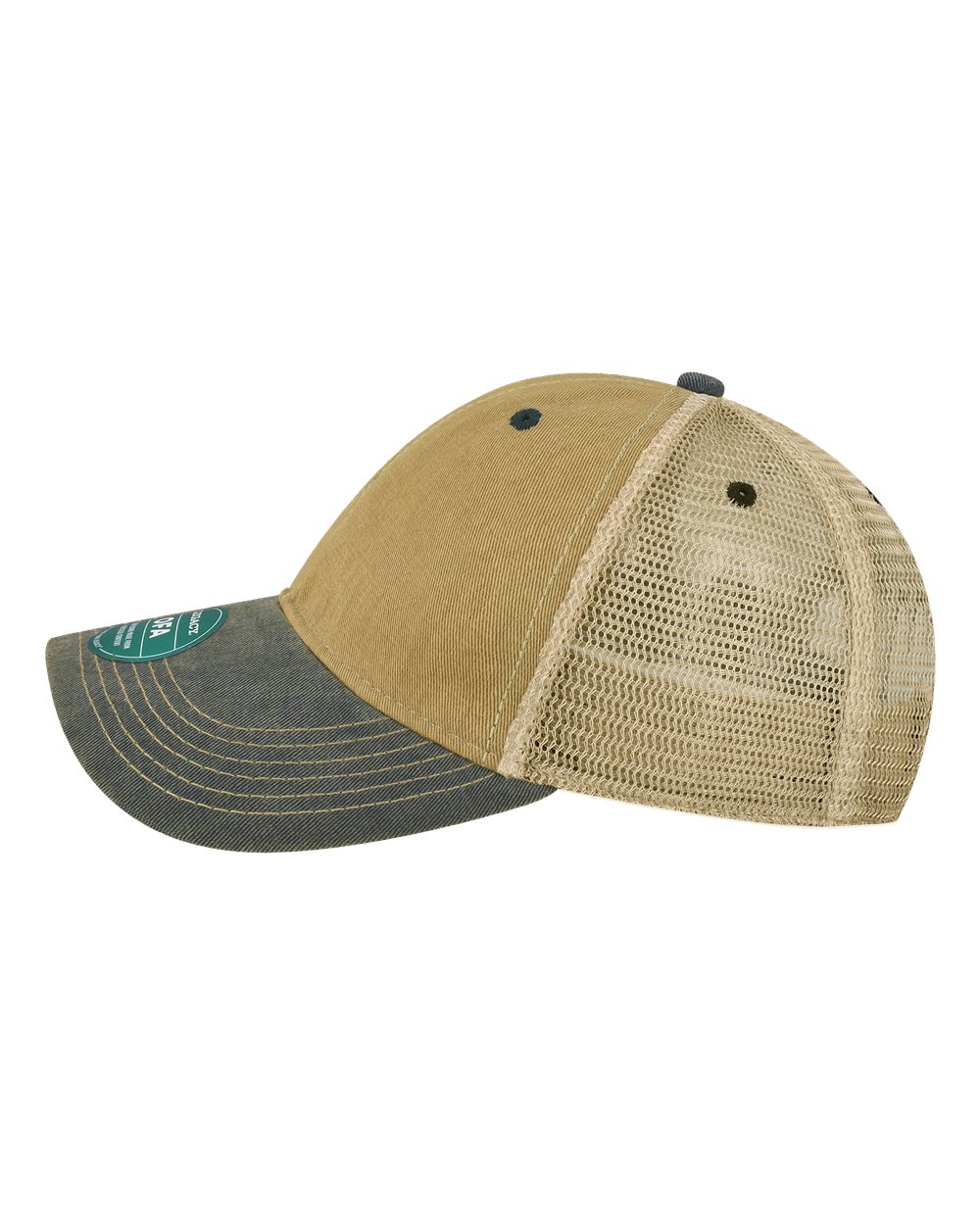 Old Favorite Trucker Cap - DirectSide - B57295230 - Dark Tan/ Navy