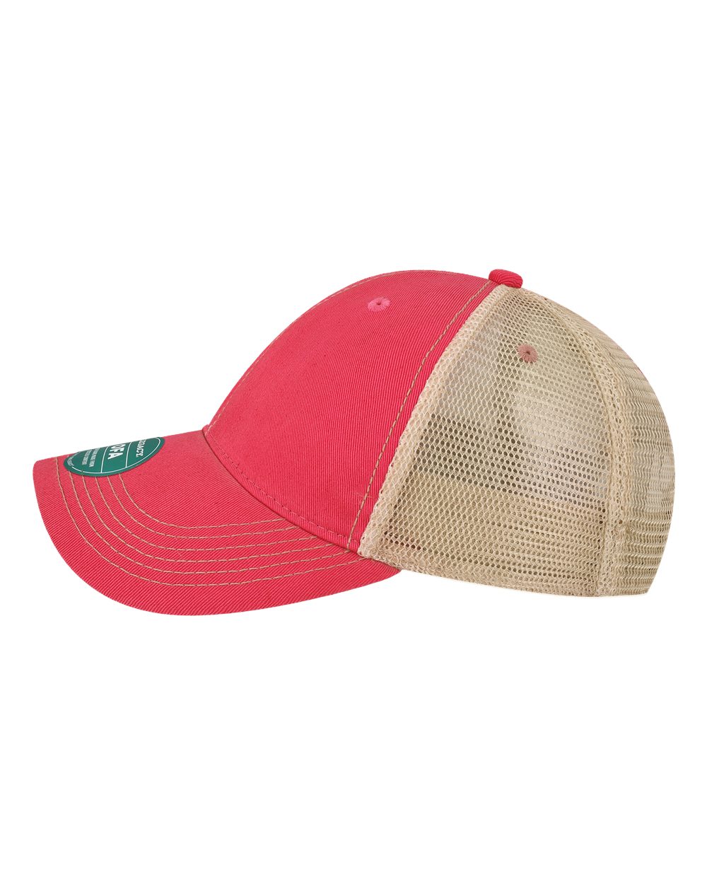 Old Favorite Trucker Cap - DirectSide - B57295310 - Dark Pink/ Khaki