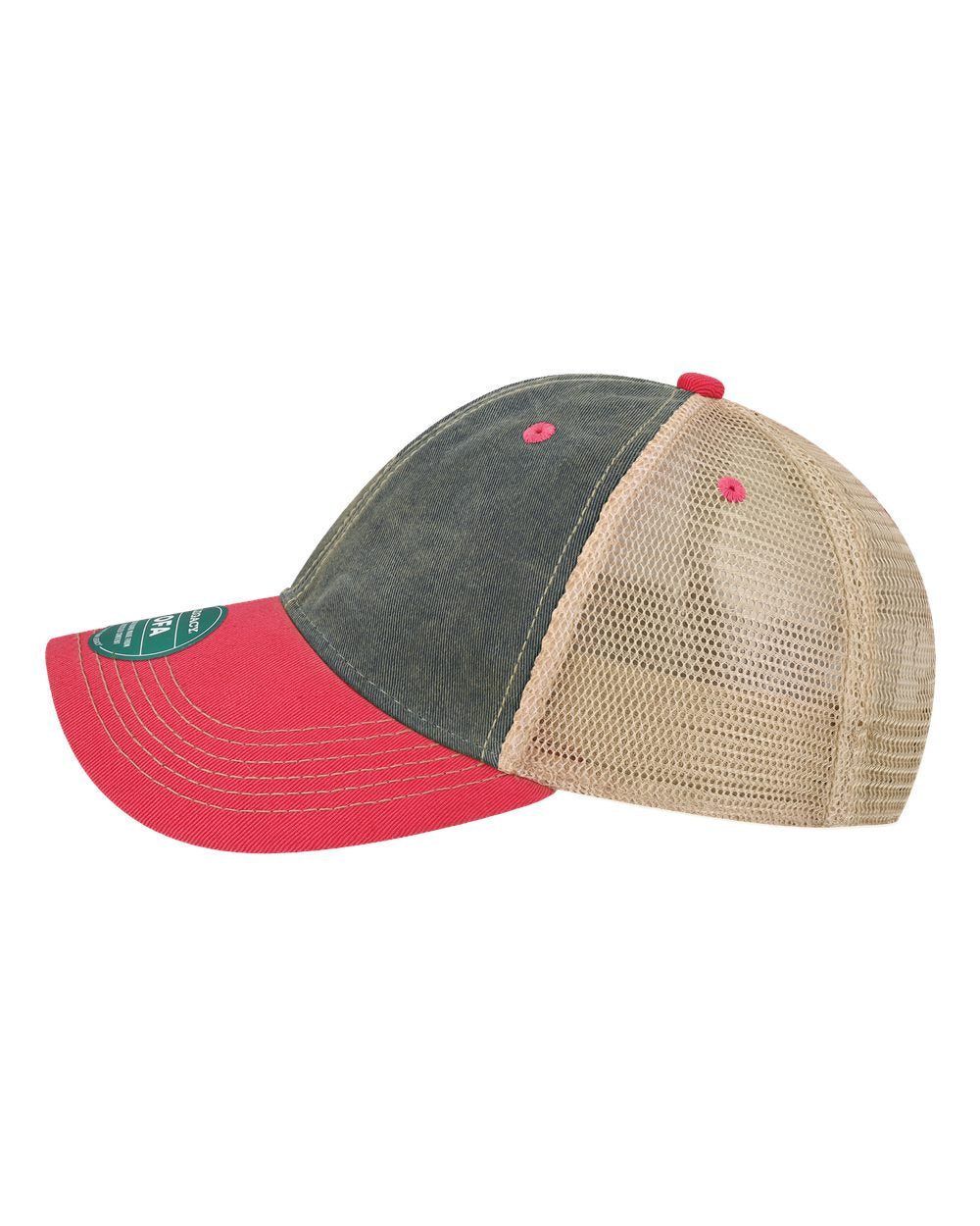 Old Favorite Trucker Cap - DirectSide - B57295630 - Navy/ Dark Pink