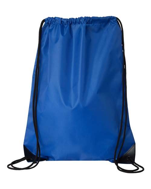 Value Drawstring Backpack - Front - B82766750 - Royal