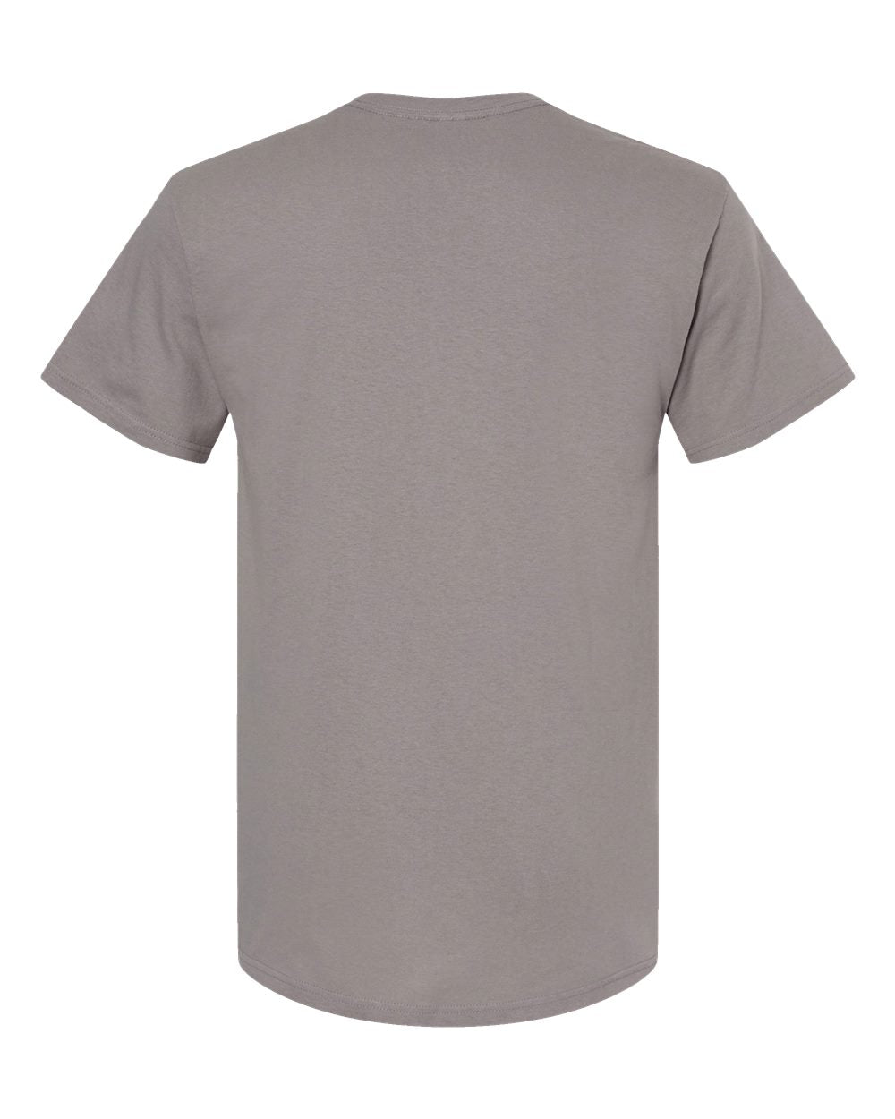 Men's Gold Soft Touch T-Shirt - Back - B01542093 - Gravel