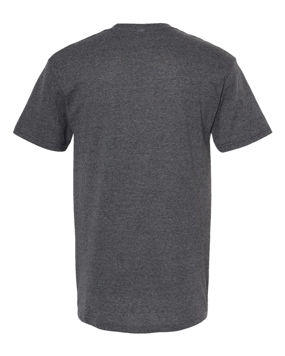 Men's Gold Soft Touch T-Shirt - Back - B01542102 - Dark Heather