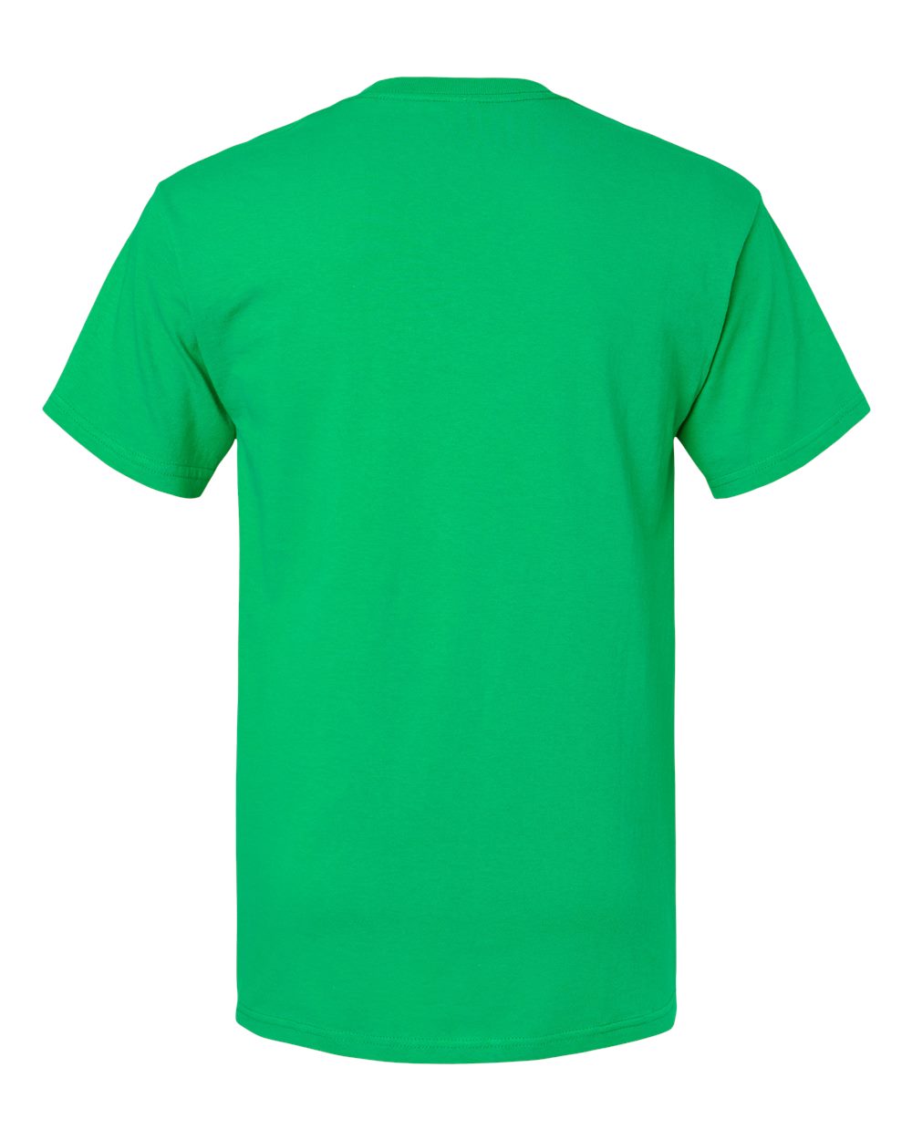 Men's Gold Soft Touch T-Shirt - Back - B01542203 - Irish Green