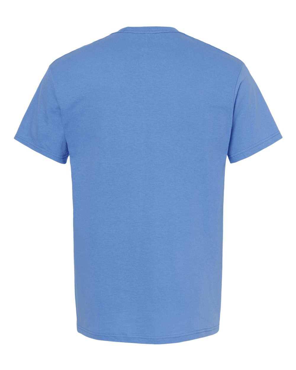 Men's Gold Soft Touch T-Shirt - Back - B01542263 - Carolina Blue