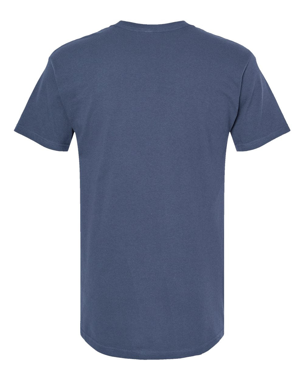 Men's Gold Soft Touch T-Shirt - Back - B01542273 - Indigo Blue