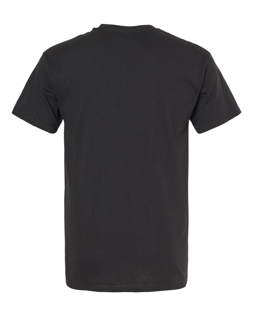 Men's Gold Soft Touch T-Shirt - Back - B01542502 - Black