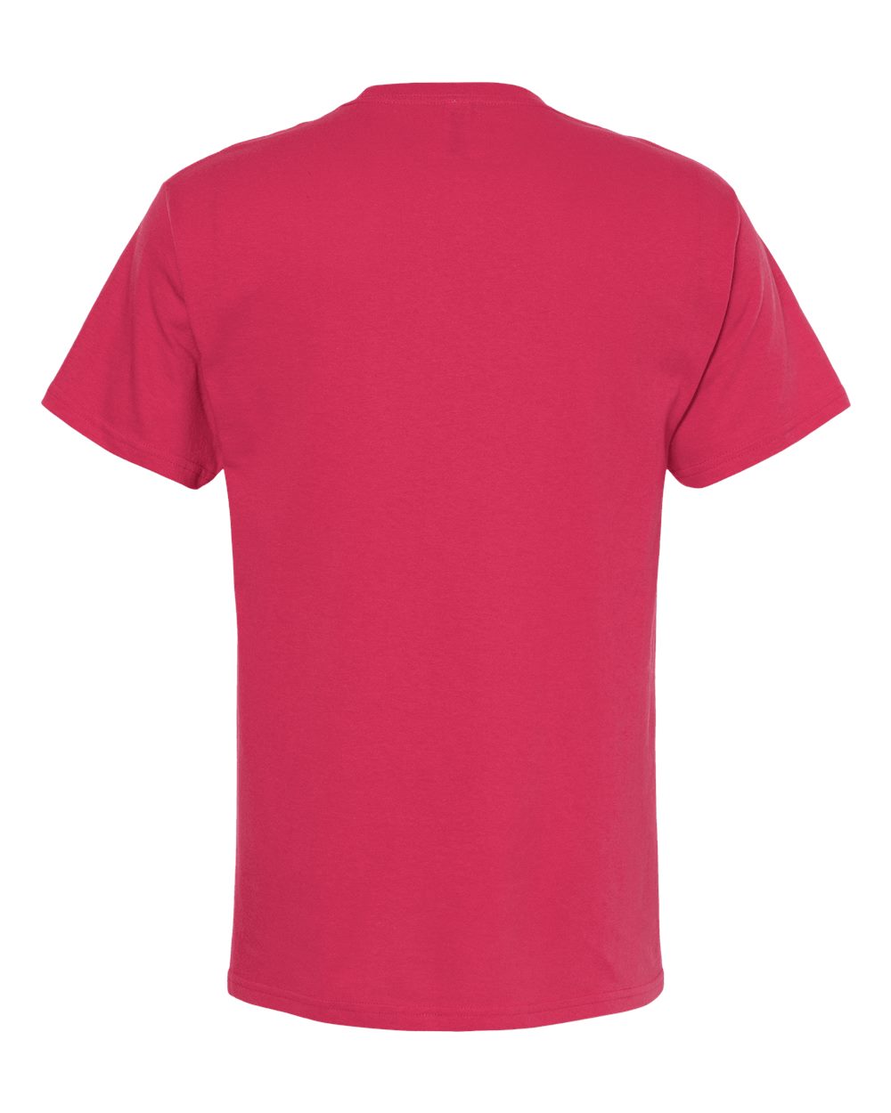 Men's Gold Soft Touch T-Shirt - Back - B01542693 - Heliconia