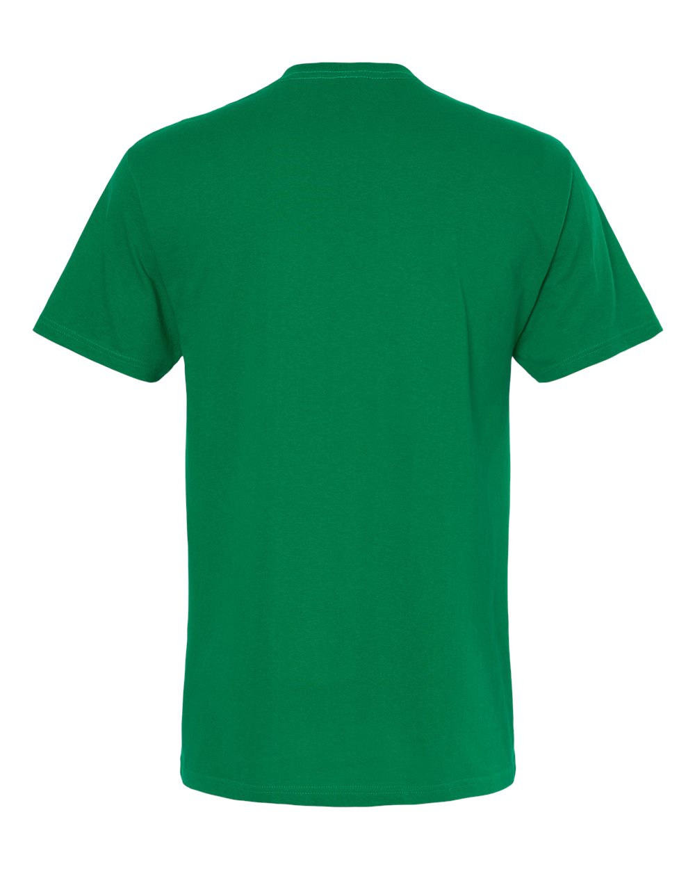 Men's Gold Soft Touch T-Shirt - Back - B01542993 - Fine Kelly Green