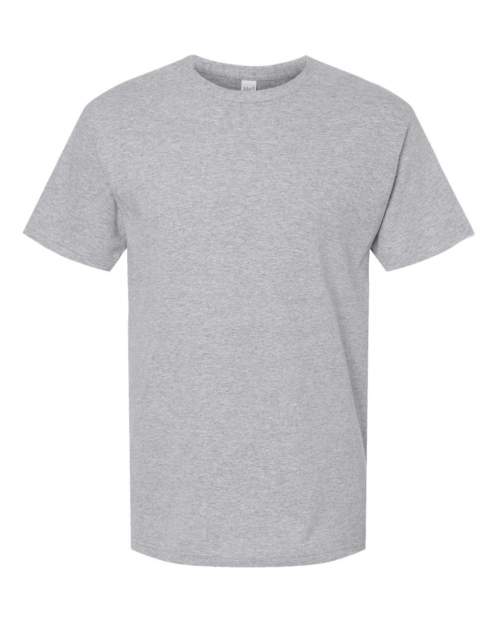 Men's Gold Soft Touch T-Shirt - Front - B01542082 - Athletic Grey