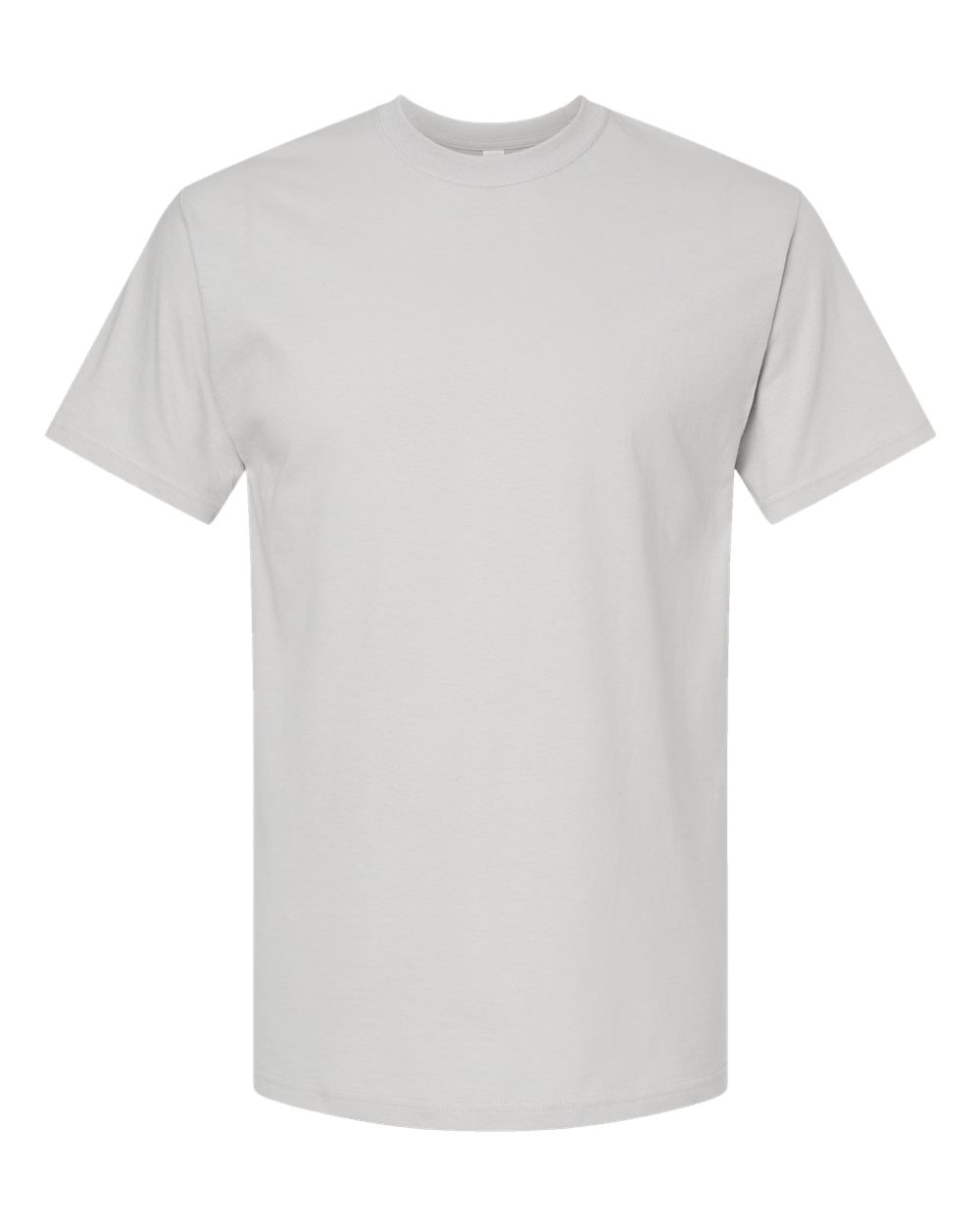 Men's Gold Soft Touch T-Shirt - Front - B01542153 - Platinum