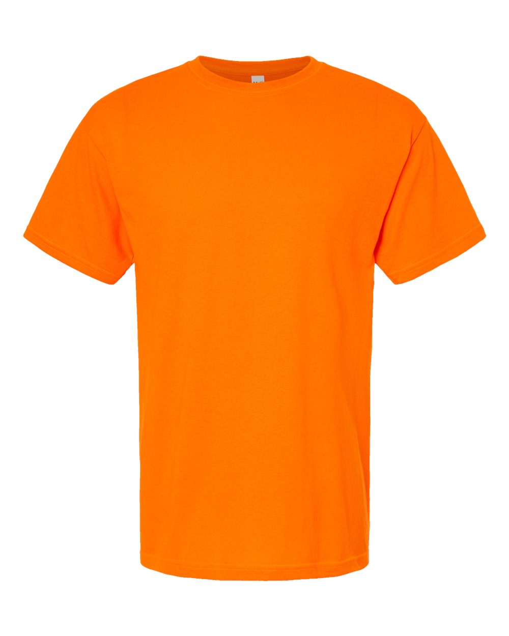 Men's Gold Soft Touch T-Shirt - Front - B01542193 - Safety Orange