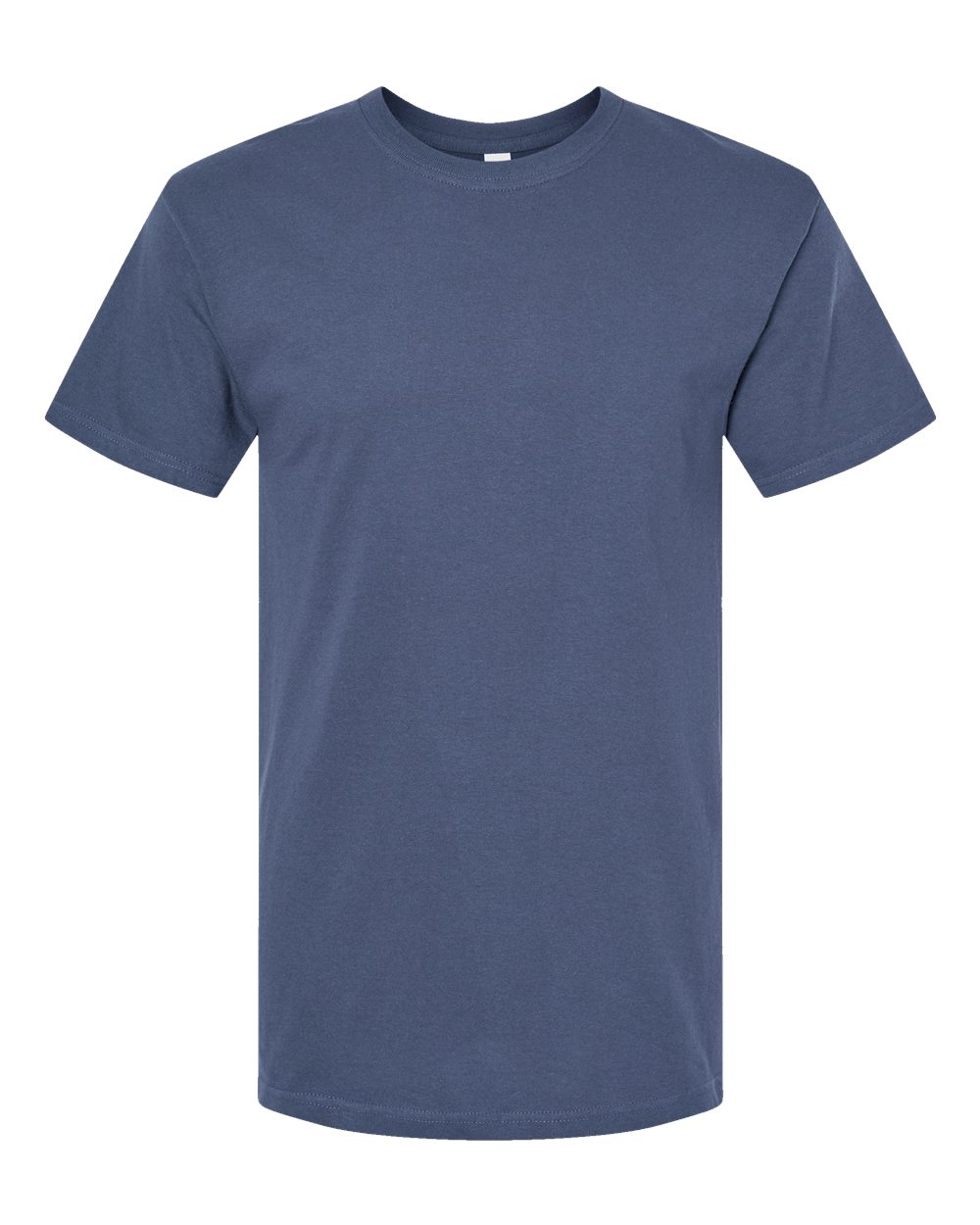 Men's Gold Soft Touch T-Shirt - Front - B01542273 - Indigo Blue