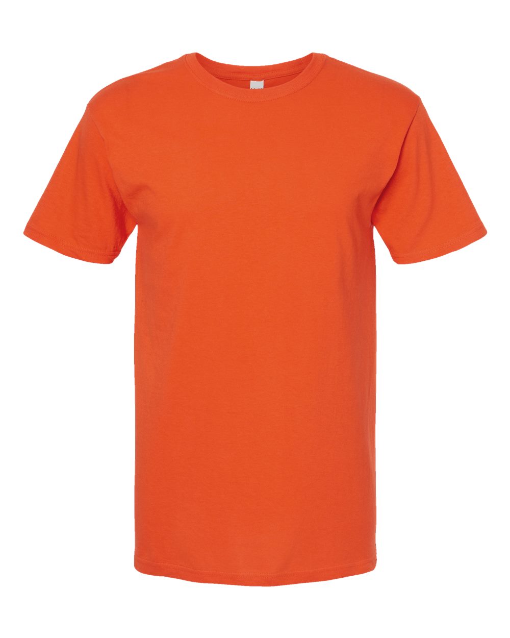 Men's Gold Soft Touch T-Shirt - Front - B01542323 - Burnt Orange