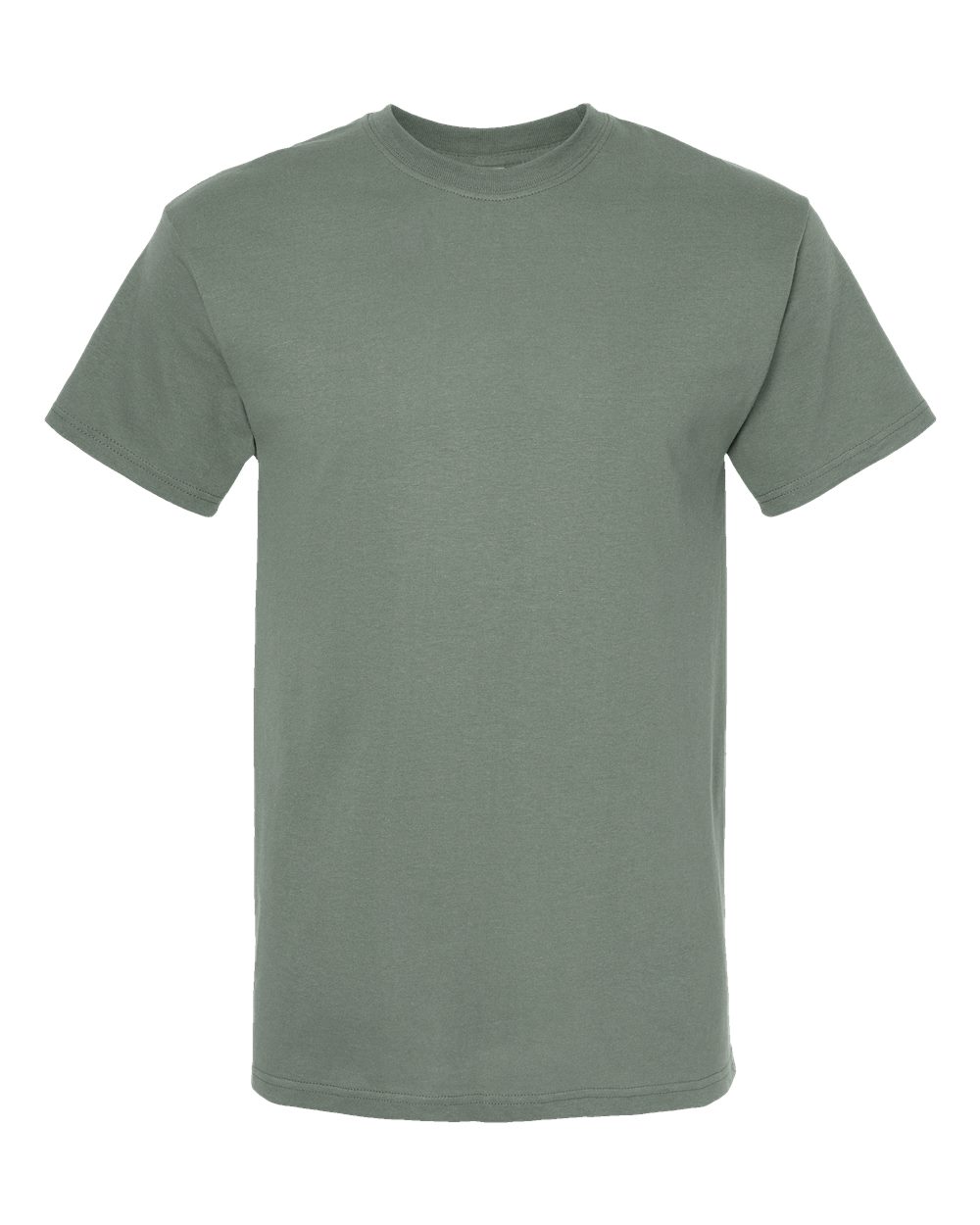 Men's Gold Soft Touch T-Shirt - Front - B01542383 - Sage