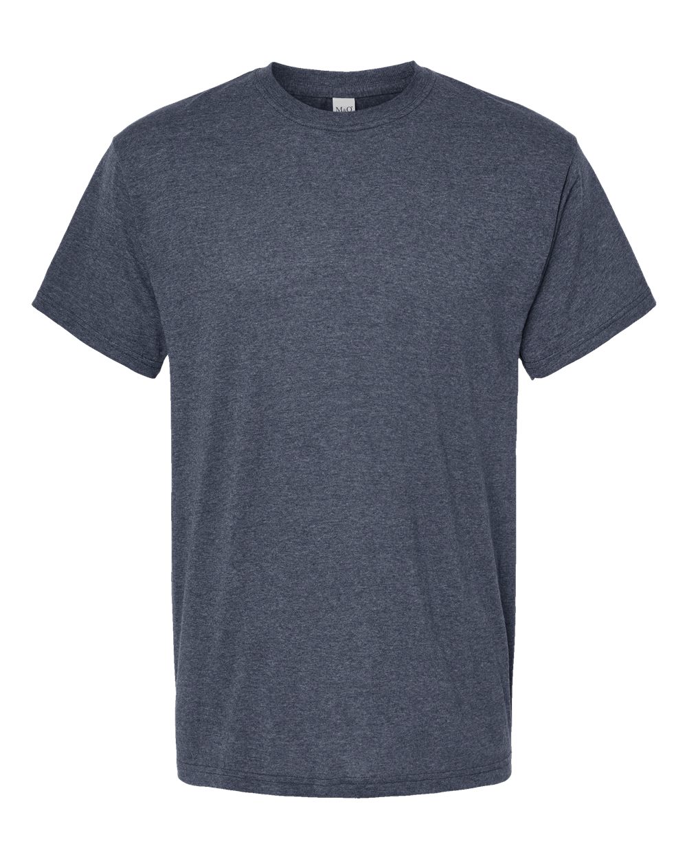 Men's Gold Soft Touch T-Shirt - Front - B01542653 - Heather Navy