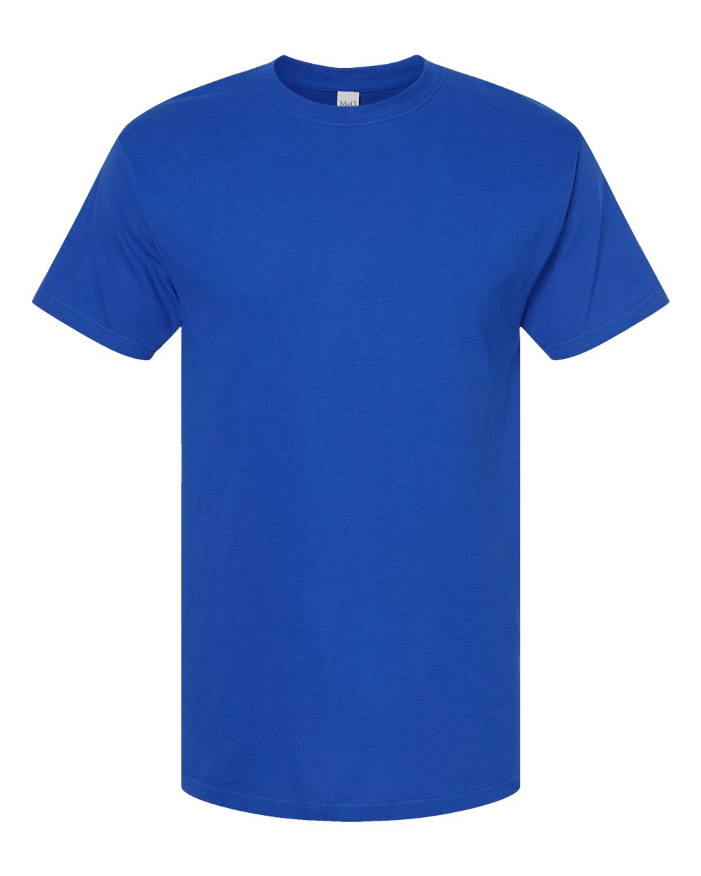 Men's Gold Soft Touch T-Shirt - Front - B01542752 - Royal