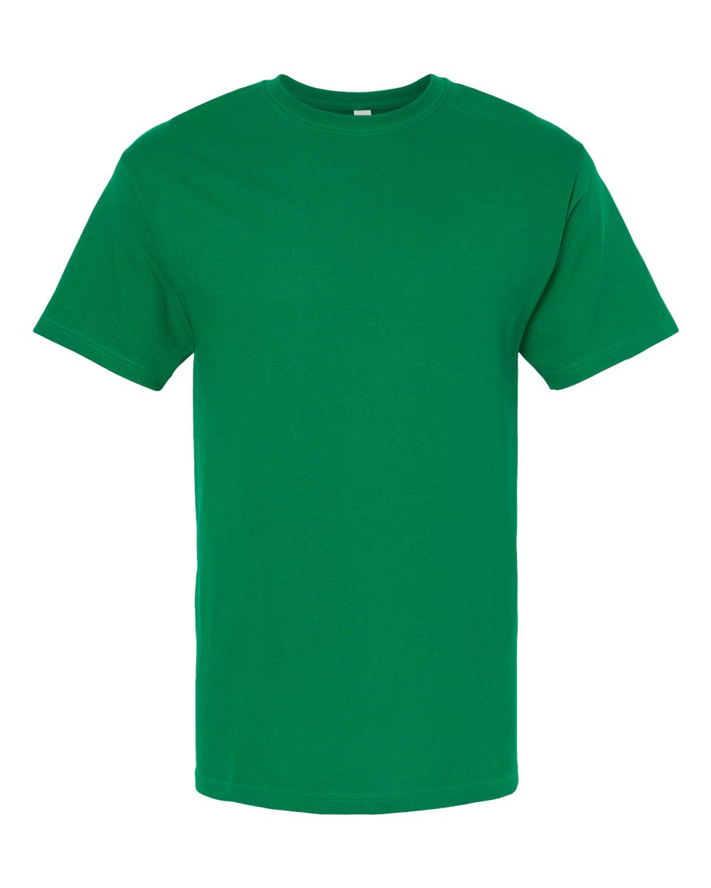 Men's Gold Soft Touch T-Shirt - Front - B01542993 - Fine Kelly Green