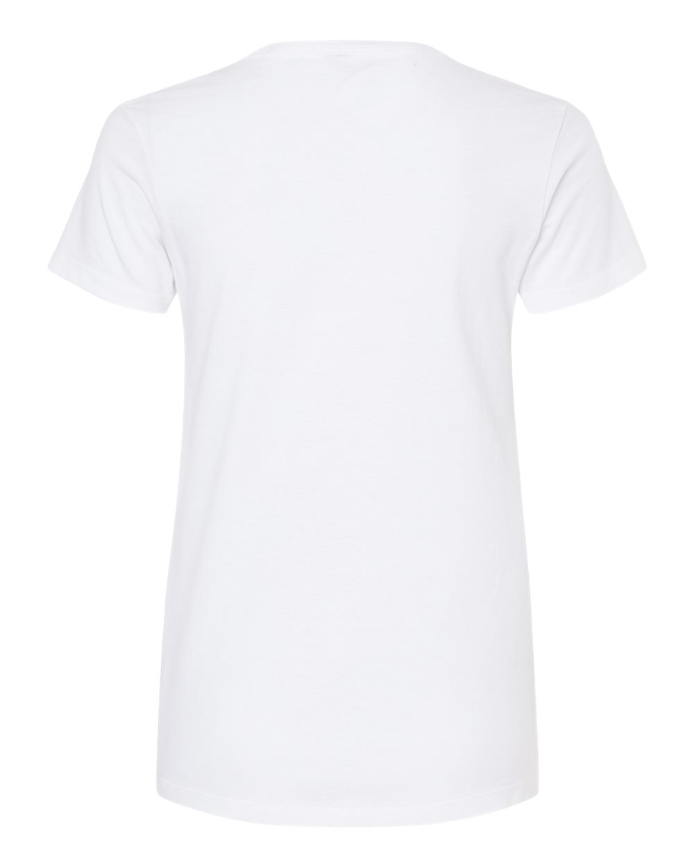 Women's Gold Soft Touch T-Shirt - Back - B01642002 - White