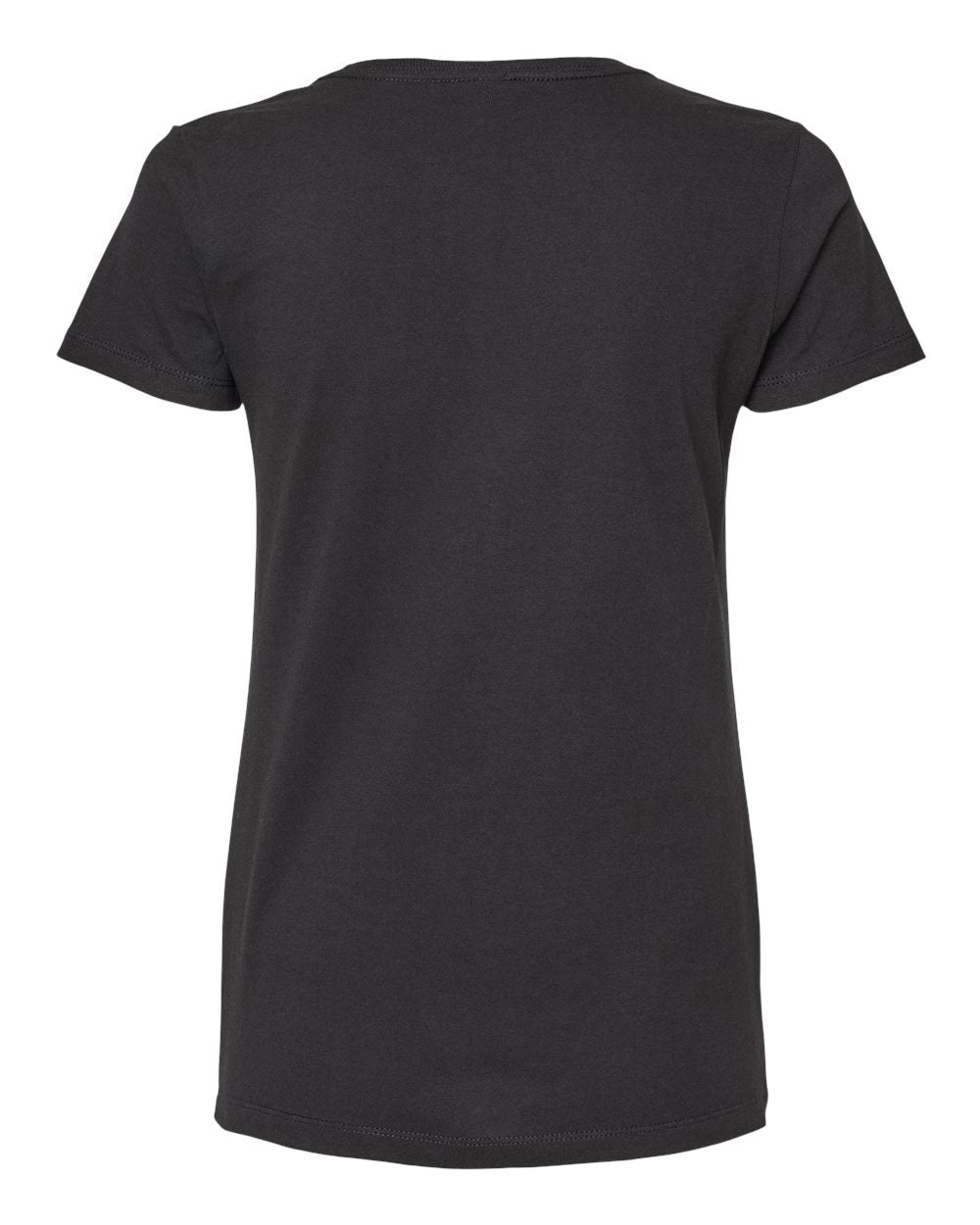 Women's Gold Soft Touch T-Shirt - Back - B01642502 - Black