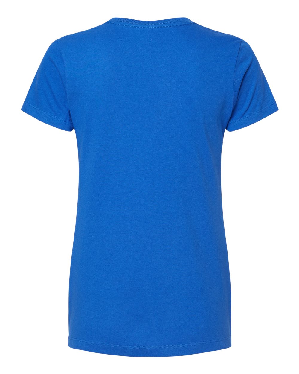 Women's Gold Soft Touch T-Shirt - Back - B01642752 - Royal