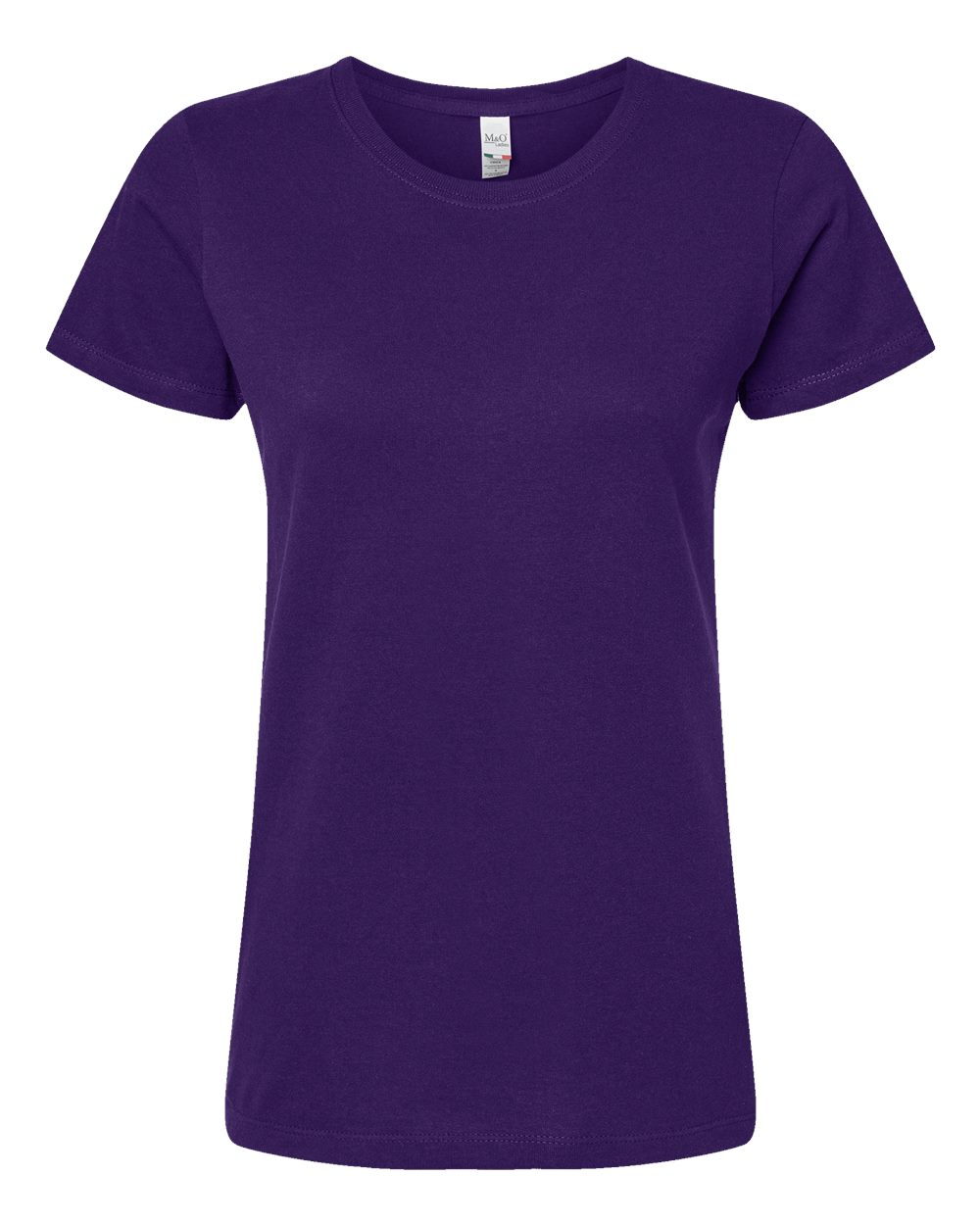 Women's Gold Soft Touch T-Shirt - Front - B01642673 - Purple