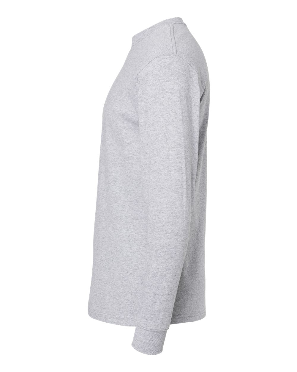 Unisex Gold Soft Touch Long Sleeve T-Shirt - DirectSide - B01742093 - Athletic Grey