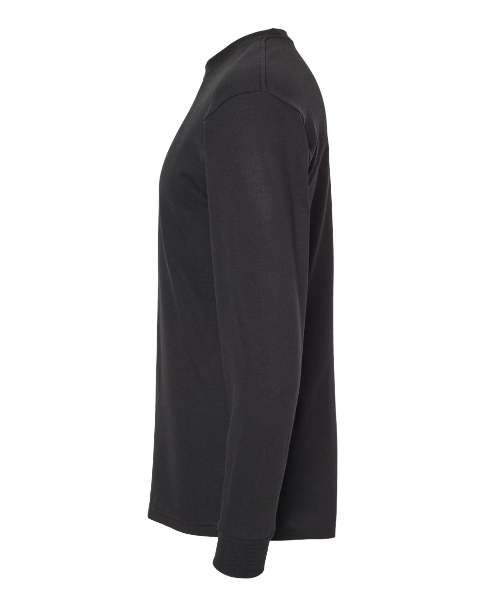Unisex Gold Soft Touch Long Sleeve T-Shirt - DirectSide - B01742502 - Black