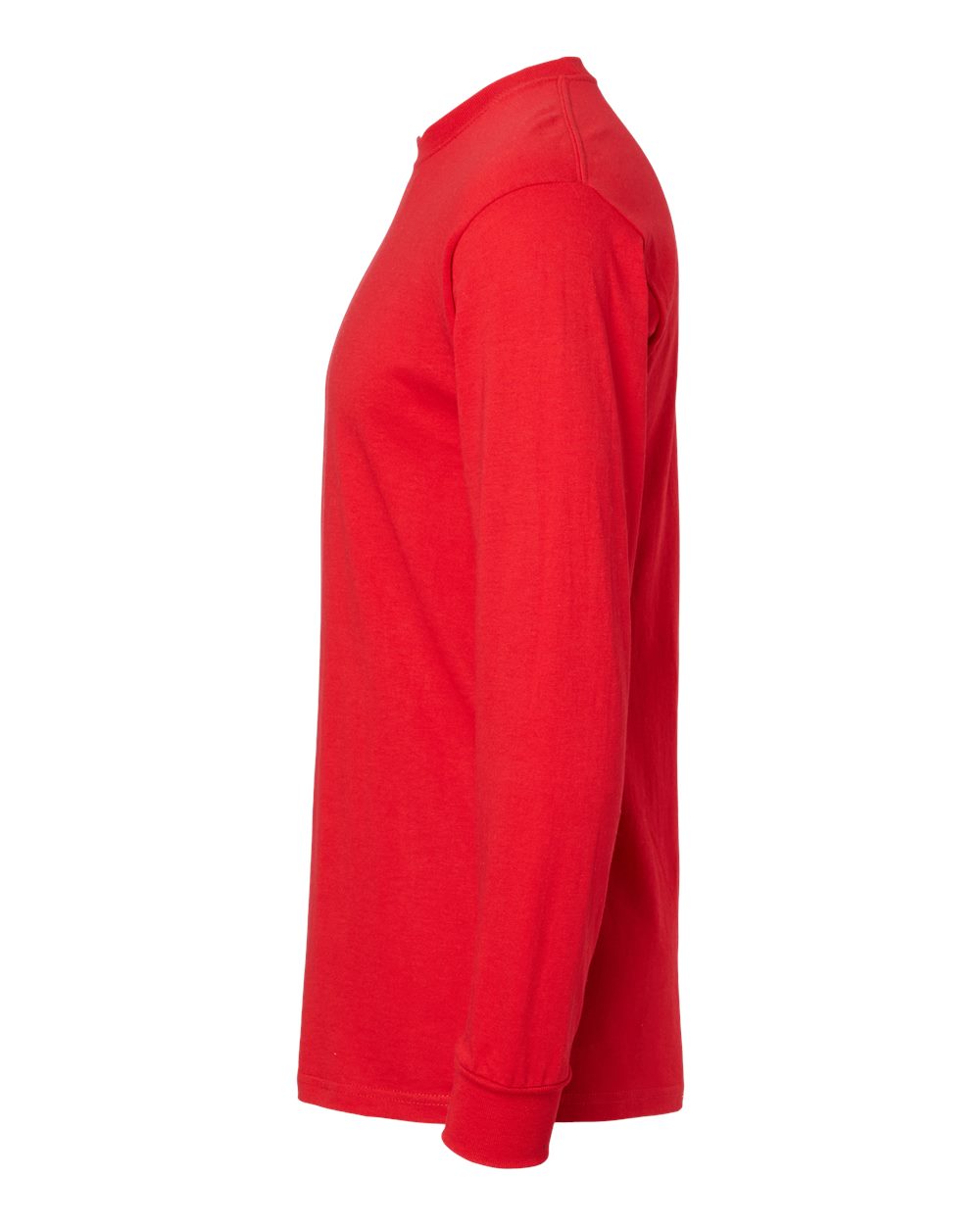 Unisex Gold Soft Touch Long Sleeve T-Shirt - DirectSide - B01742703 - Deep Red