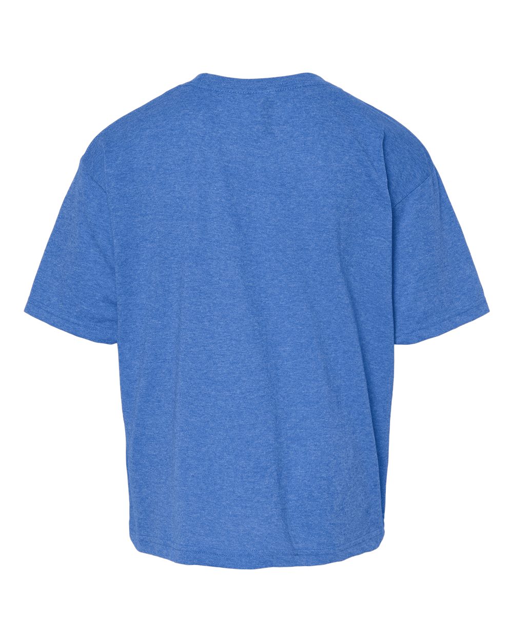 Youth Gold Soft Touch T-Shirt - Back - B01842762 - Heather Royal