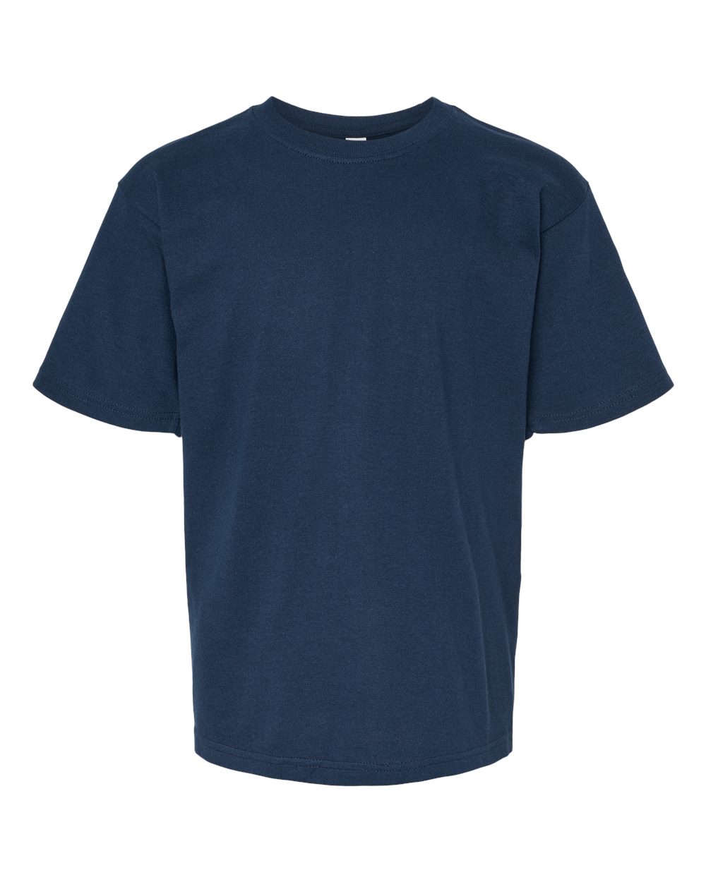 Youth Gold Soft Touch T-Shirt - Front - B01842652 - Deep Navy