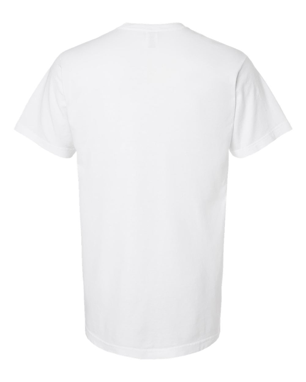 Unisex Vintage Garment-Dyed T-Shirt - Back - B03042003 - White