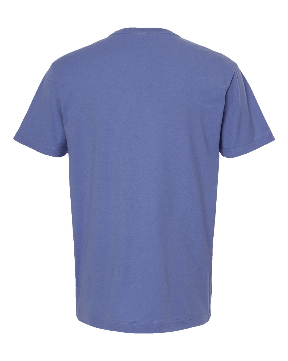 Unisex Vintage Garment-Dyed T-Shirt - Back - B03042453 - Periwinkle