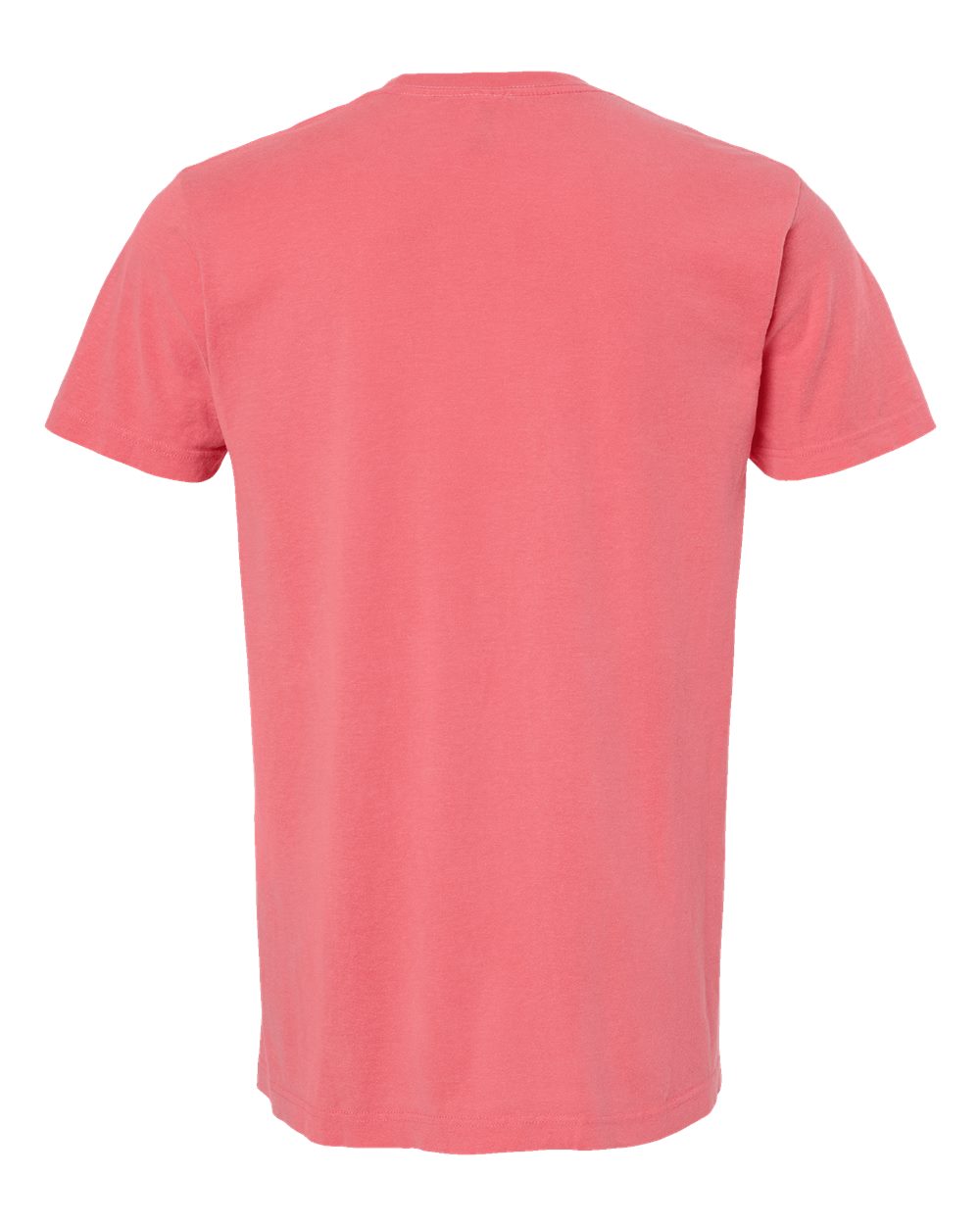Unisex Vintage Garment-Dyed T-Shirt - Back - B03042463 - Watermelon