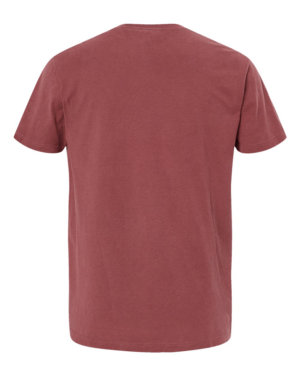 Unisex Vintage Garment-Dyed T-Shirt - Back - B03042523 - Brick