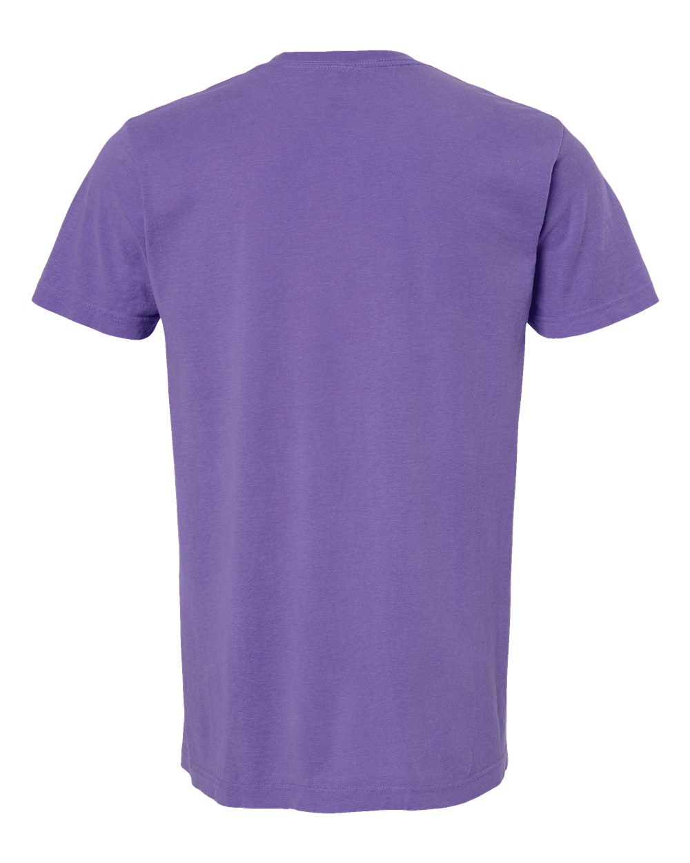 Unisex Vintage Garment-Dyed T-Shirt - Back - B03042573 - Violet
