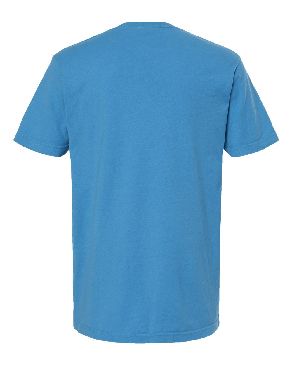 Unisex Vintage Garment-Dyed T-Shirt - Back - B03042973 - Royal Caribe