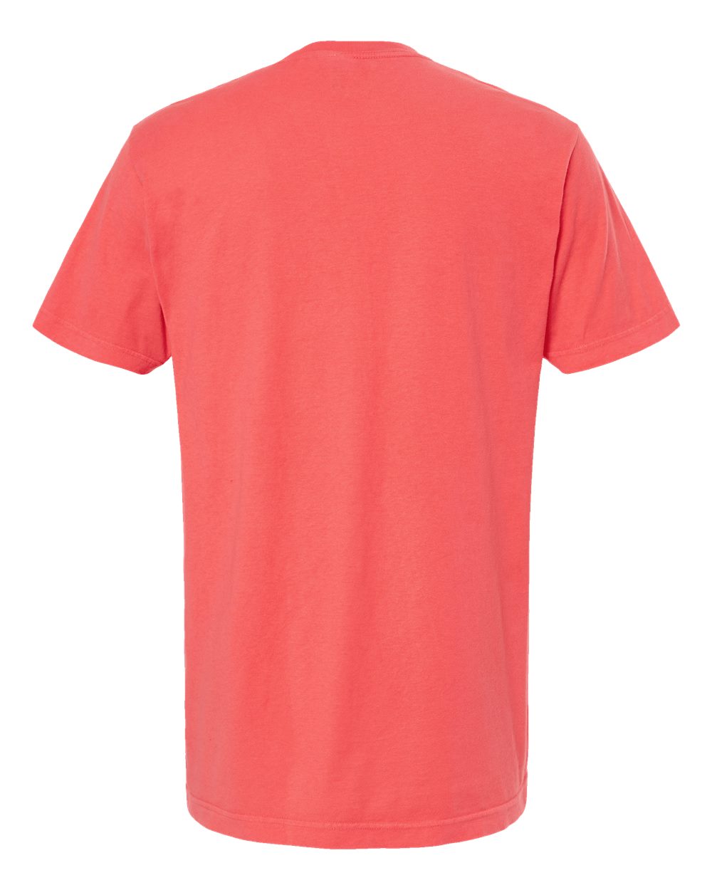 Unisex Vintage Garment-Dyed T-Shirt - Back - B03042993 - Bright Salmon