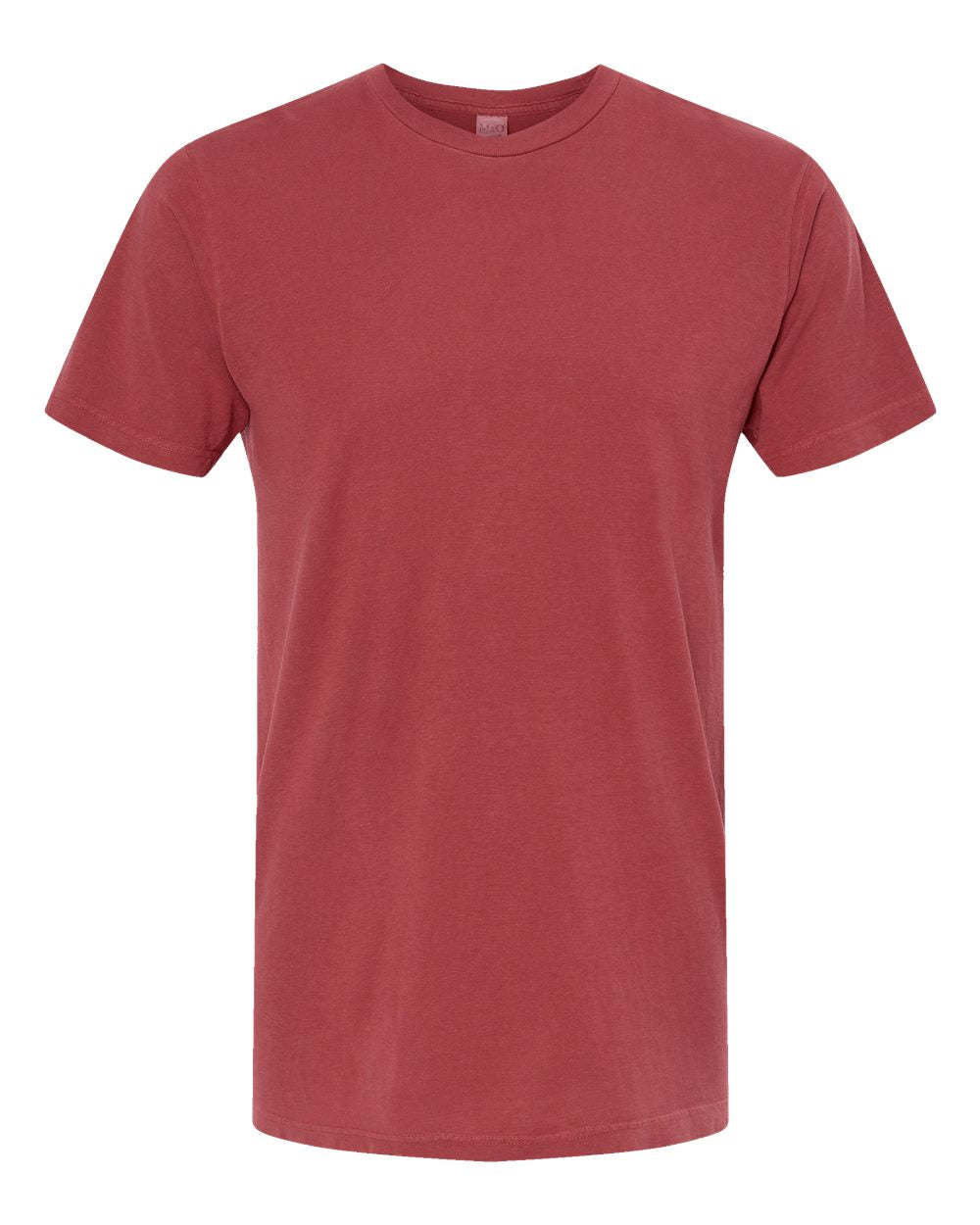 Unisex Vintage Garment-Dyed T-Shirt - Front - B03042223 - Crimson