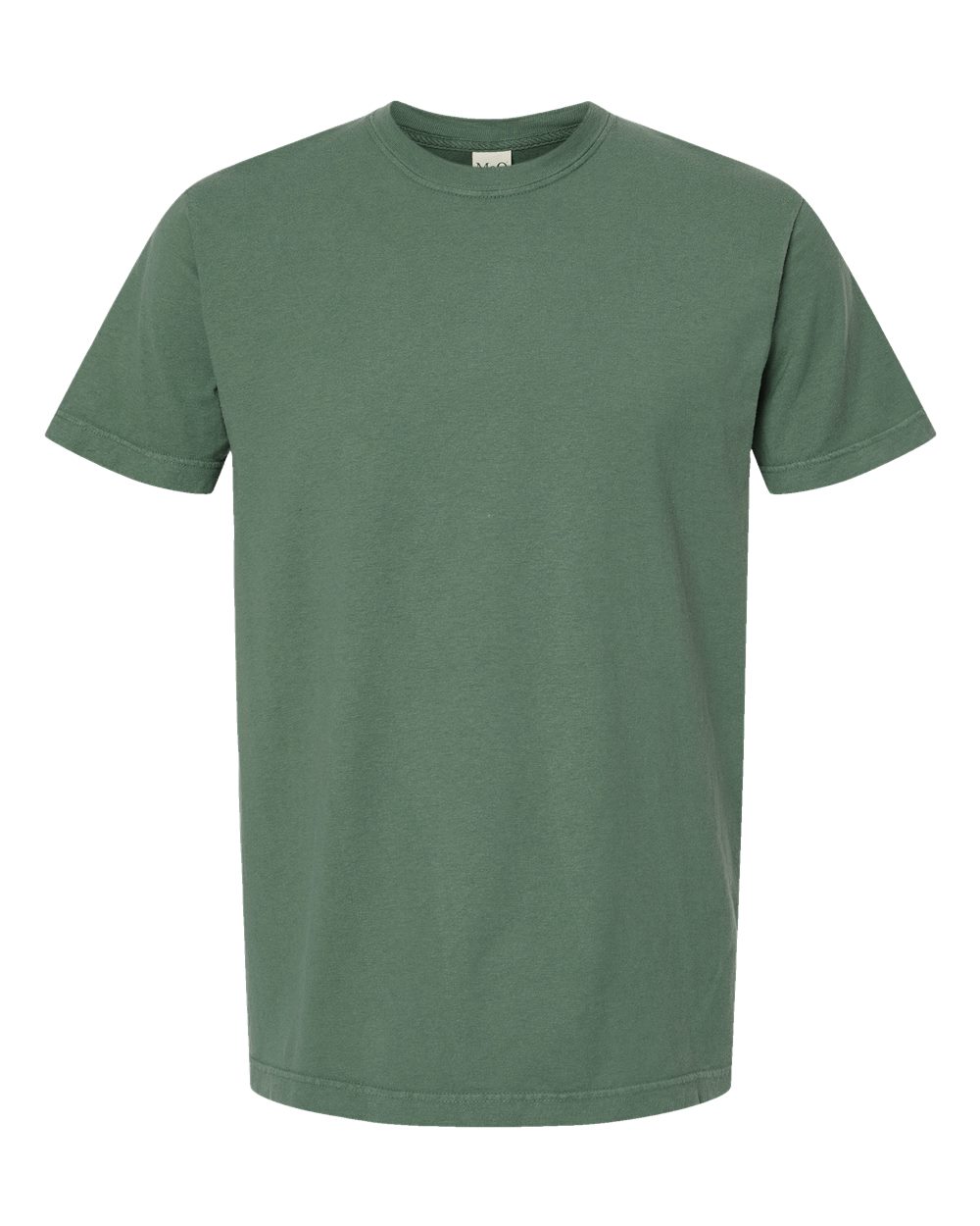 Unisex Vintage Garment-Dyed T-Shirt - Front - B03042393 - Light Green