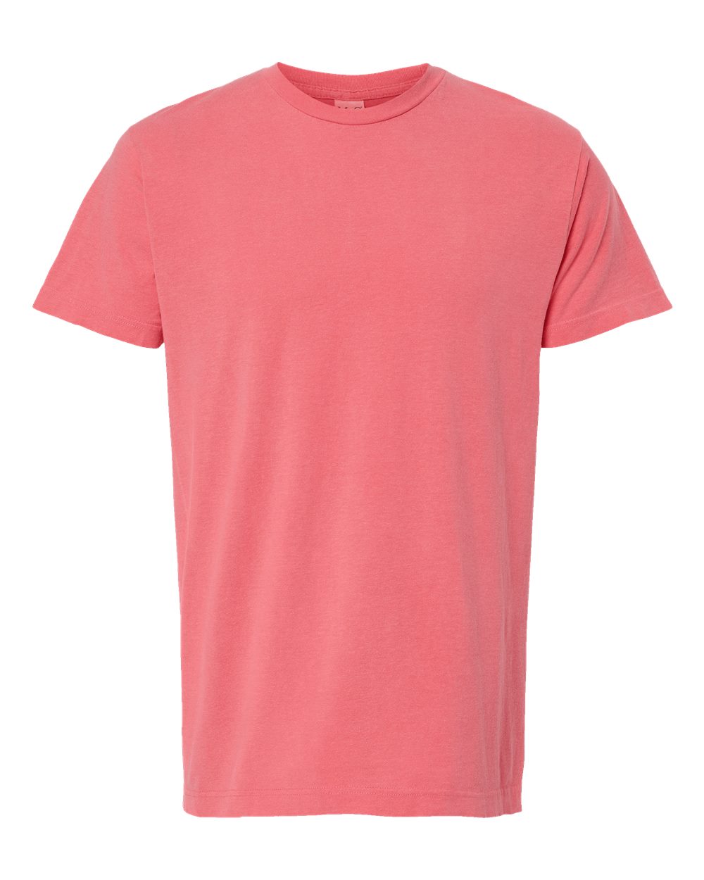 Unisex Vintage Garment-Dyed T-Shirt - Front - B03042463 - Watermelon
