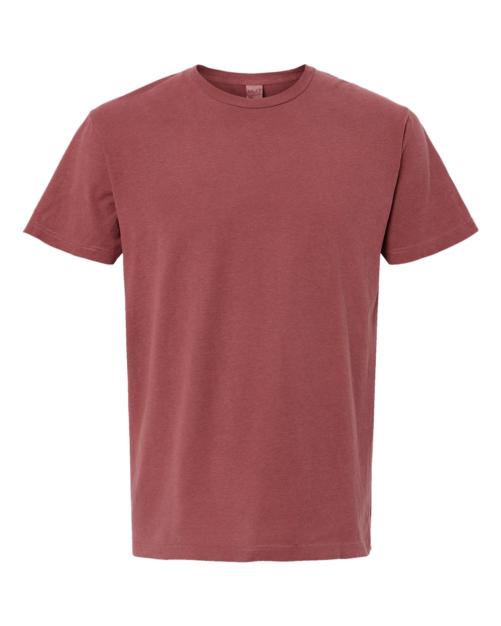 Unisex Vintage Garment-Dyed T-Shirt - Front - B03042523 - Brick