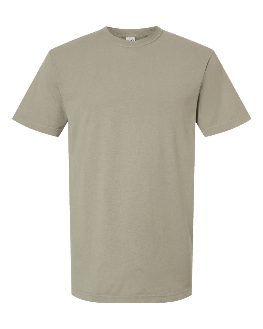 Unisex Vintage Garment-Dyed T-Shirt - Front - B03042733 - Sandstone